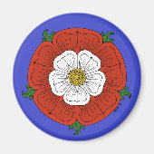 Tudor Rose Magnet (Vorne)