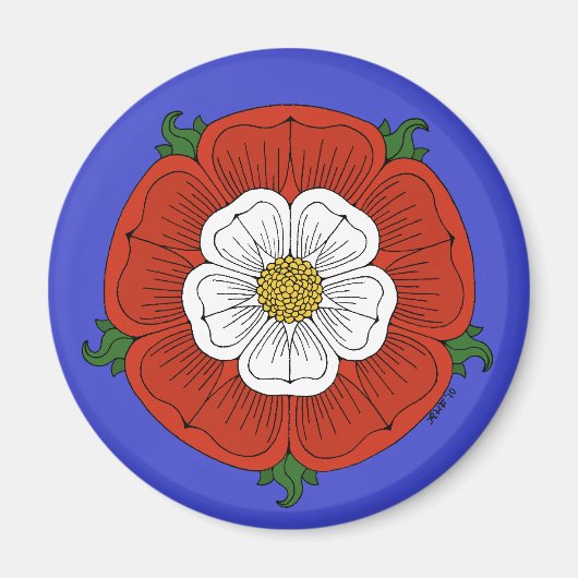 Tudor Rose Magnet (Vorne)