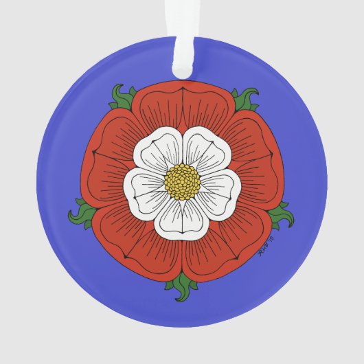 Tudor Rose Ornament (Rückseite)