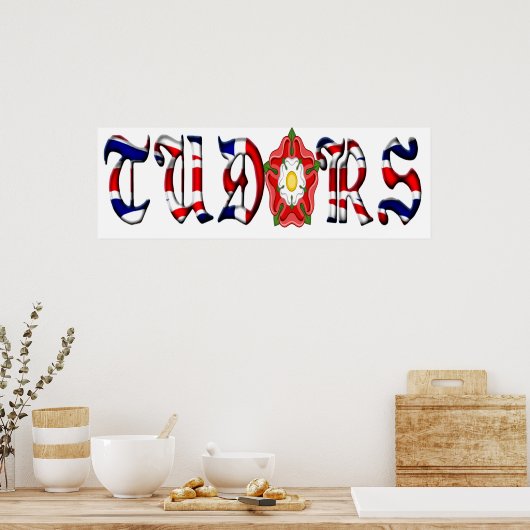 Tudor Rose Poster (Küche)