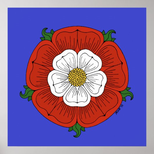 Tudor Rose Poster (Vorne)