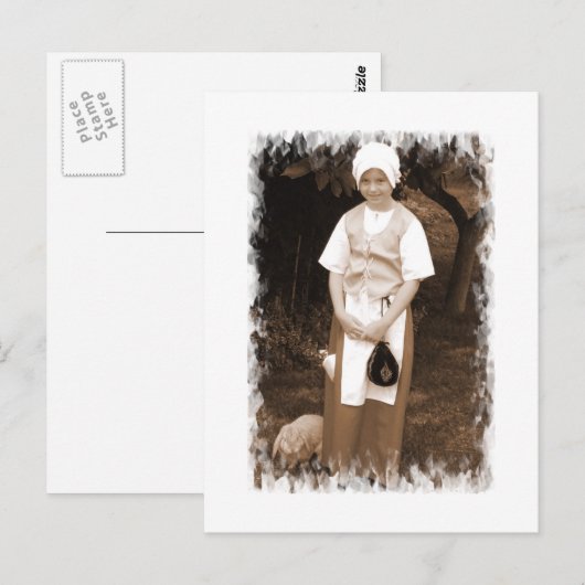 Tudor Rose | Postkarte (Vorne/Hinten)