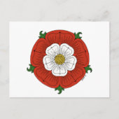 Tudor Rose Postkarte (Vorderseite)