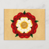 Tudor Rose Postkarte (Vorderseite)