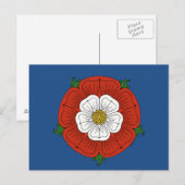 Tudor Rose Postkarte (Vorne/Hinten)