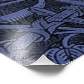 Tudor Rose Rot und Weiß Fotodruck (Ecke)