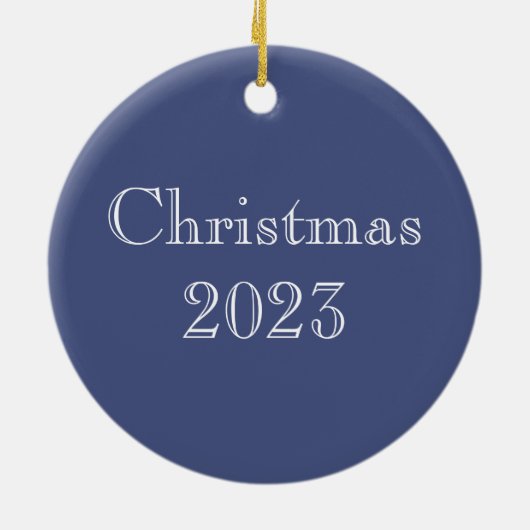 Tudor Rose Rot und Weiß Keramik Ornament (Hinten)