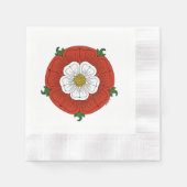 Tudor Rose Serviette (Vorderseite)