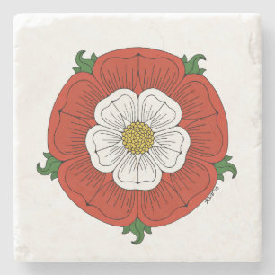 Tudor Rose Steinuntersetzer