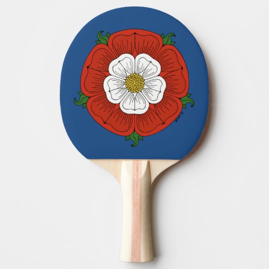 Tudor Rose Tischtennis Schläger (Vorderseite)