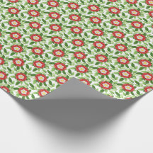 Tudor Rose und Blätter