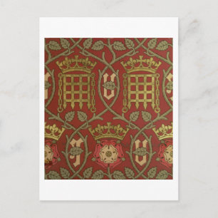 'Tudor Rose', wallonische Reproduktion von by S Postkarte