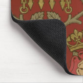 "Tudor Rose", Wiedergabetapete entwarf durch S Mousepad (Ecke)