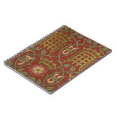 "Tudor Rose", Wiedergabetapete entwarf durch S Notizblock (Linke Seite)