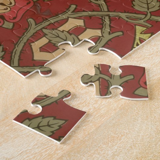 "Tudor Rose", Wiedergabetapete entwarf durch S Puzzle (Seite)