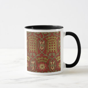 "Tudor Rose", Wiedergabetapete entwarf durch S Tasse