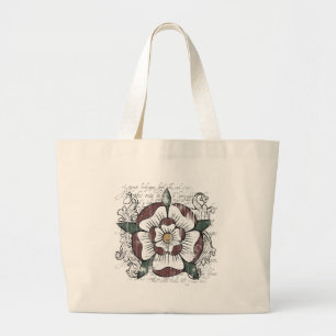 Tudor Rosen-Licht-Taschen-Tasche Jumbo Stoffbeutel