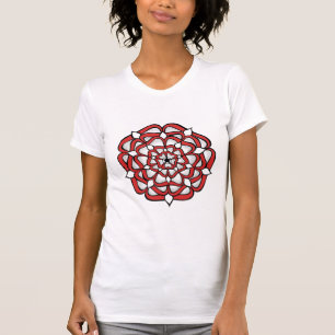 Tudor Rosen-RotMandala T-Shirt