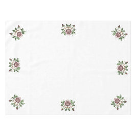 Tudor Rosen-Tabellen-Stoff Tischdecke