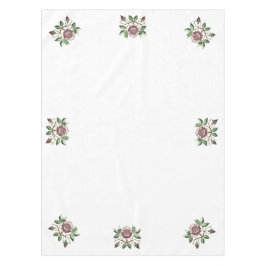 Tudor Rosen-Tabellen-Stoff Tischdecke