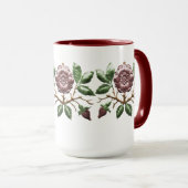 Tudor Rosen-Tee-Zeit Tasse (VorderseiteRechts)