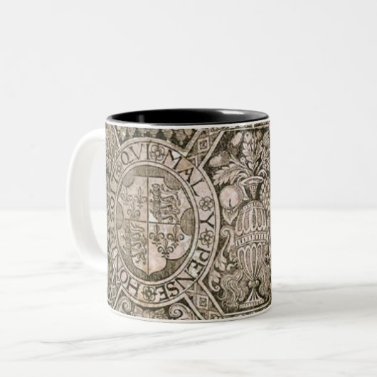 Tudor Tapeten-Tasse Zweifarbige Tasse (Vorderseite Links)