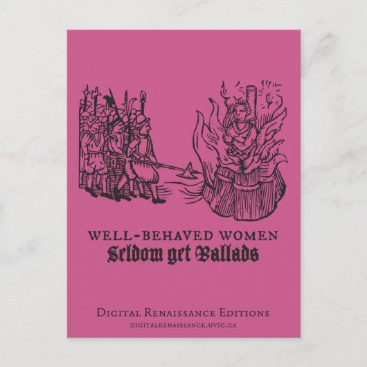 Tudor Trouble und Streife Postkarte (Vorderseite)