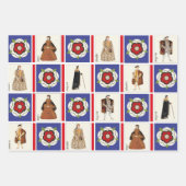 Tudor Wrapping Paper Geschenkpapier Set (Vorderseite 3)