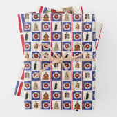 Tudor Wrapping Paper Geschenkpapier Set (Beispiel)