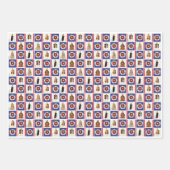 Tudor Wrapping Paper Geschenkpapier Set (Vorderseite)