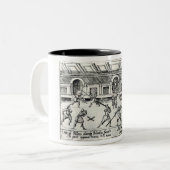 Tuebinger Studenten Zweifarbige Tasse (Vorderseite Links)