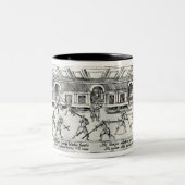 Tuebinger Studenten Zweifarbige Tasse (Mittel)