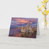 Tufa Formations on Mono Lake Karte (Gelbe Blume)