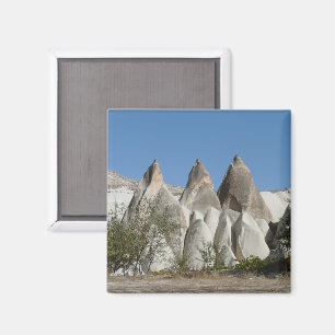 Tufa Rock Formationen, Kappadokien, Türkei Magnet