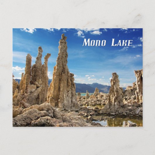 Tufa Towers, Mono Lake, Kalifornien Postkarte (Vorderseite)