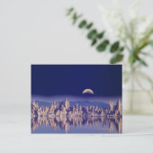 Tufas und Moon Postkarte (Stehend Vorderseite)