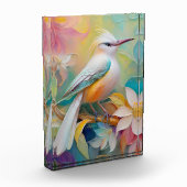 Tufed Golden Rumped Fantasy Bird Fotoblock (Links)