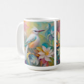 Tufed Golden Rumped Fantasy Bird Kaffeetasse (Vorderseite Links)