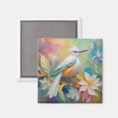 Tufed Golden Rumped Fantasy Bird Magnet (Vorderseite/Rückseite)