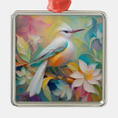 Tufed Golden Rumped Fantasy Bird Ornament Aus Metall (Vorne)