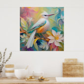 Tufed Golden Rumped Fantasy Bird Poster (Küche)
