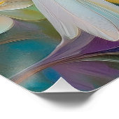 Tufed Golden Rumped Fantasy Bird Poster (Ecke)