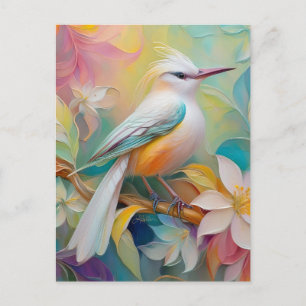 Tufed Golden Rumped Fantasy Bird Postkarte
