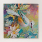 Tufed Golden Rumped Fantasy Bird Puzzle (Horizontal)