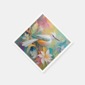 Tufed Golden Rumped Fantasy Bird Serviette (Ecke)