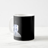 Tuff Ai Niche Baby Holding Laugh Meme In Durag  Kaffeetasse (Vorderseite Links)