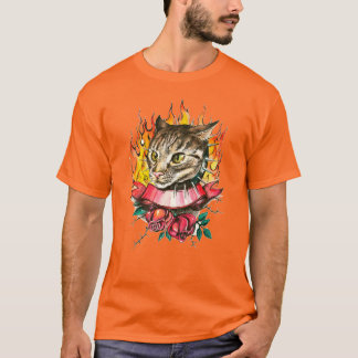 Tuff Kitty Krawatte-Dye T - Shirt, Regenbogenschwi T-Shirt
