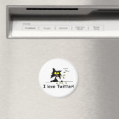 Tuff Kitty Lieben Twitter Magnet (In Situ (Geschirrspüler))