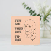 Tuff Vater, starke Liebe, Top Gone Karte (Stehend Vorderseite)