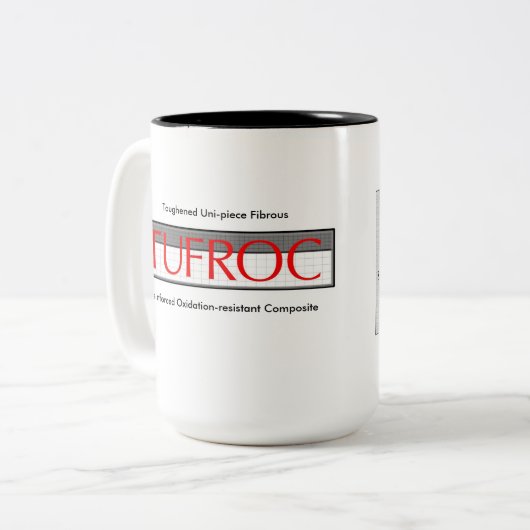 TUFROC v2f Zweifarbige Tasse (Vorderseite Links)
